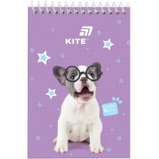 Блокнот пруж. А6 48арк. б/лін. Studio Pets №SP26-196/Kite/(20)