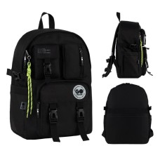 Рюкзак "GoPack" Education Teens 1від.,5карм. чорний №GO26-2500L-3(10)