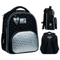 Рюкзак каркасний "Kite" Education Black&Silver 2від.,3карм. №K26-556M-2(4)
