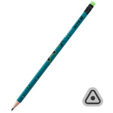 Олівець гр. "Kite" №K26-046-2 Next Level з гумкою,тригран.,в тубі(36)(432)