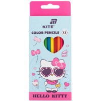 Олівці кольор. 12 кольор. "Kite" №HK26-051 Hello Kitty(12)(240)