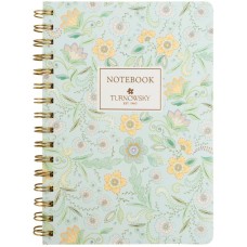 Блокнот пруж. А5 80арк. кліт. тв. обкл. "Turnowsky.Nat Melody 2" №8473-5-A-TR/Axent/(12)