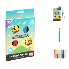 Олівці кольор. 36 кольор./18шт "Yes" №290774 Minecraft.Spring(8)(160)