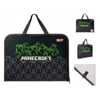 Папка-портфель "Yes" №492355 А4 "Minecraft.Creepers" на блиск.,з ручками(12)(48)