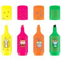 Набір текстмаркерів "KIte" Highlighter 4шт неон №K26-445-1/KIte/((12)24)