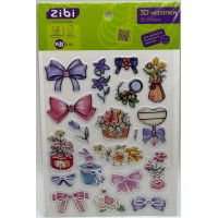Наліпка 3D "Весняний зайчик" 19см, KIDS Line №ZB.63395/Zibi/(20)