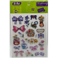 Наліпка 3D "Весняний зайчик" 19см, KIDS Line №ZB.63395/Zibi/(20)