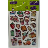 Наліпка 3D "Смаколики" 19см, KIDS Line №ZB.63408/Zibi/(20)