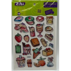 Наліпка 3D "Смаколики" 19см, KIDS Line №ZB.63408/Zibi/(20)