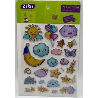 Наліпка 3D "Колискова" 19см, KIDS Line №ZB.63409/Zibi/(20)