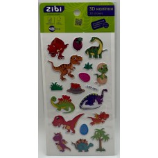 Наліпка 3D "DINO T-Rex" 18см, KIDS Line №ZB.63331/Zibi/(20)