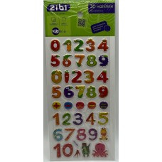 Наліпка 3D "Цифри та лічба" 23см, KIDS Line №ZB.63383/Zibi/(20)