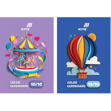 Картон кольор. А5 10арк./10кольор. №K26-1257/Kite/(40)