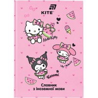Зошит "Словник з іноземної мови" А5 60арк. тв. обкл. Hello Kitty №HK26-407/Kite/(20)