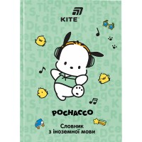 Зошит "Словник з іноземної мови" А5 60арк. тв. обкл. Pochacco  №PC26-407/Kite/(20)