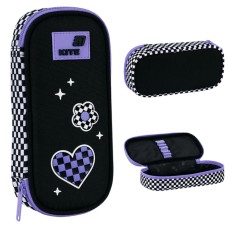 Пенал "Kite" Flower Power 1від.,м'який №K26-662-5