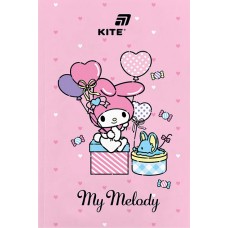 Блокнот А5 64арк. б/лін. м'яка обкл. Hello Kitty термобіндер №HK26-193/Kite/(10)