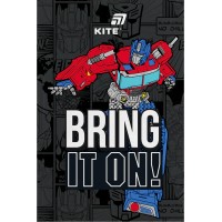 Блокнот А5 64арк. б/лін. м'яка обкл. Transformers термобіндер №TF26-193/Kite/(10)