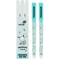 Набір ручок гел. "Kite" №PC26-069 Pochacc 2шт "пиши-стирай" 0,5мм синя, у пеналі(4)