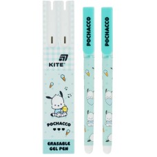 Набір ручок гел. "Kite" №PC26-069 Pochacc 2шт "пиши-стирай" 0,5мм синя, у пеналі(4)
