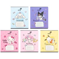 Зошит 18арк. кліт. "Kite" софт тач + УФ лак Hello Kitty MIX-2№HK26-236-2(20)(400)