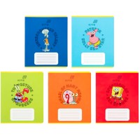 Зошит 18арк. лін. "Kite" софт тач + УФ лак об'ємнийSpongeBob SquarePants№SB26-237(20)(400)