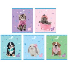 Зошит 24арк. кліт. "Kite" фольга + УФ лак Studio Pets №SP26-238(20)(320)