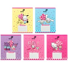 Зошит 18арк. лін. "Kite" фольга + УФ лак Hello Kitty Mix №HK26-237(20)(400)