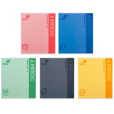 Зошит 12арк. кліт. "Kite" УФ лак об'ємний One color №K26-232(25)(600)