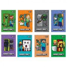 Блокнот А7 48арк. кліт. Minecraft,клей мікс №152567/Yes/(40)