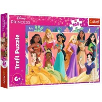 Пазли Trefl 160ел. Disney Princess Справжні принцеси №15427