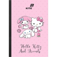 Блокнот А5 40арк. кліт. м'яка обкл. "Hello Kitty" №HK26-091-2/Kite/(10)