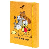 Папка для зош. В5 "Kite" №GF26-210 Garfield на рез. картон(10)(40)