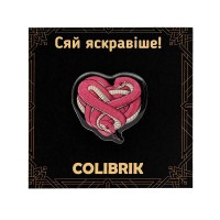Значок пін "Зміїне серце" №480244