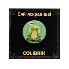 Значок пін "Жаба бл**" №480255