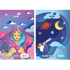 Папір кольор. А4 10арк./5кольор. Kite №K26-1250/Kite/(50)