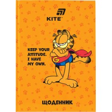 Щоденник шк. А5 "Kite" №GF26-262 Garfield тв.обкл.(20)