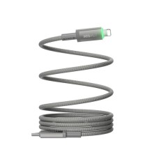 Кабель USB > lihgtning Wiwu №Wi-C083 магнітний, швидка зарядка 27W 1м grey