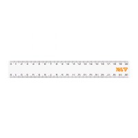 Лінійка пласт. 20см "Yes" Orange Line прозора №370731