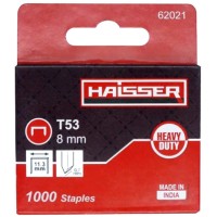 Скоби для буд. степлера "Haisser" Т53 (1000шт) 8х11,3х0,7мм №93929/62021