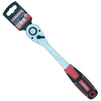 Ручка-тріскачка з храповим механізмом Haisser 1/2",90 зубців,з підвіскою №143262/70260