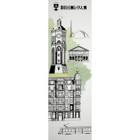 Закладка №3 "Архітектіра Вінниці" 50х165мм/НСВ/