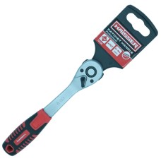Ручка-тріскачка з храповим механізмом Haisser 1/4",90 зубців,з підвіскою №143259/70258