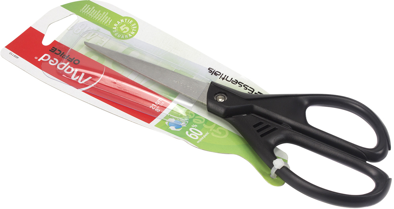 Ножиці офісні Essentials Green 21 см на блістері 468110