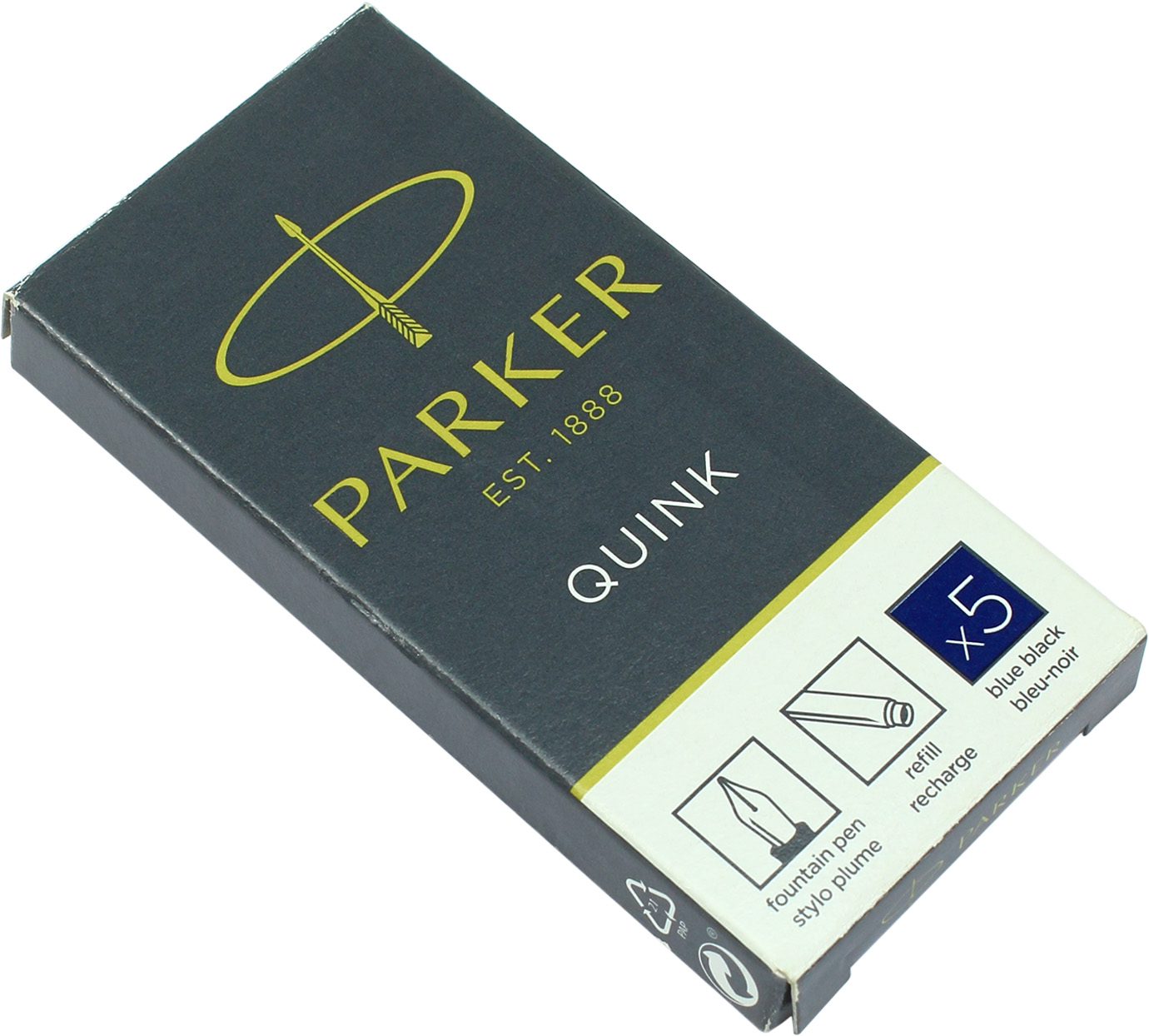 Картридж Quink (5 шт) темно-синій 11410 BLB