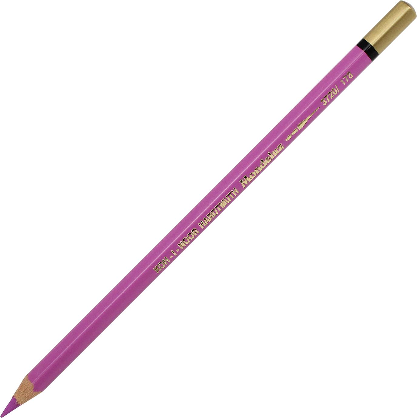 Карандаш цветной акварельный Mondeluz reddish violet 2/красно-фиолетовый 2