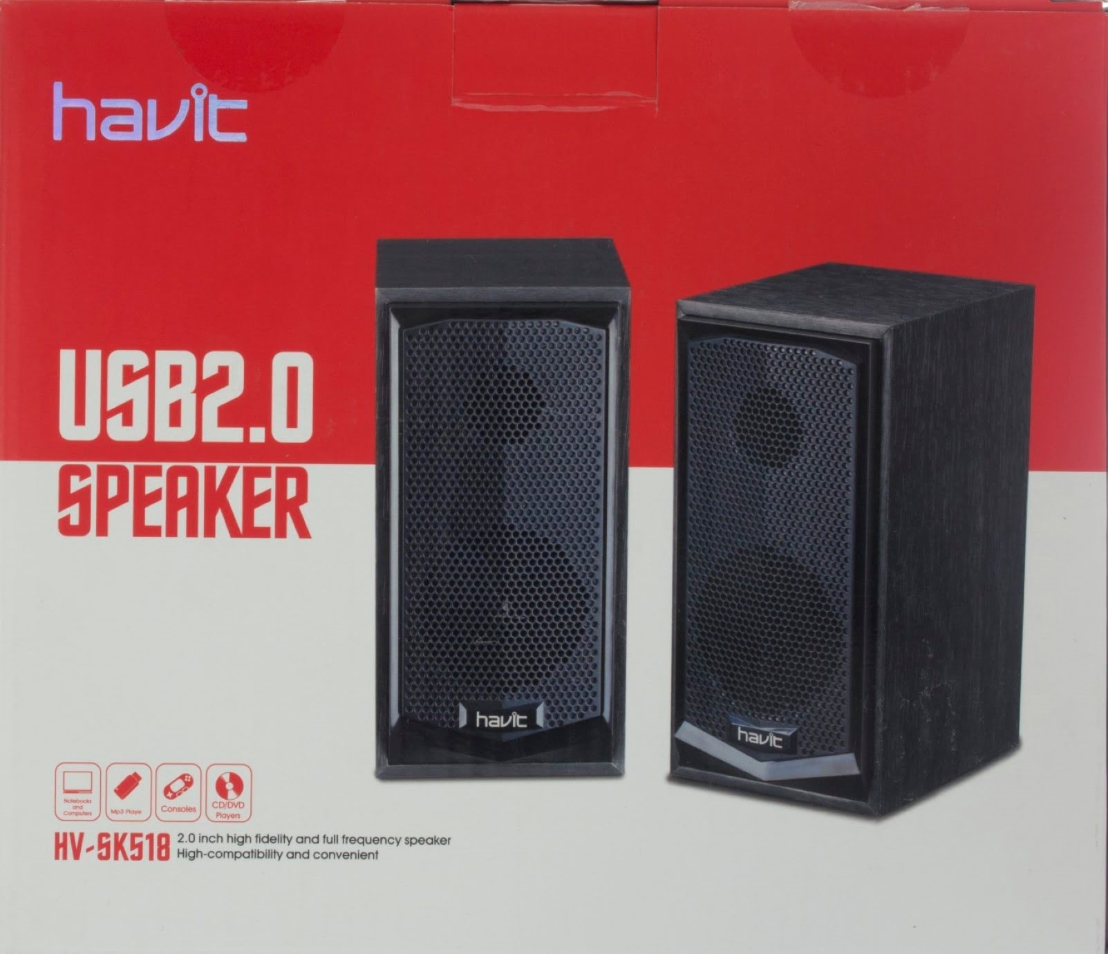 АС 2.0 HV-SK518 USB black