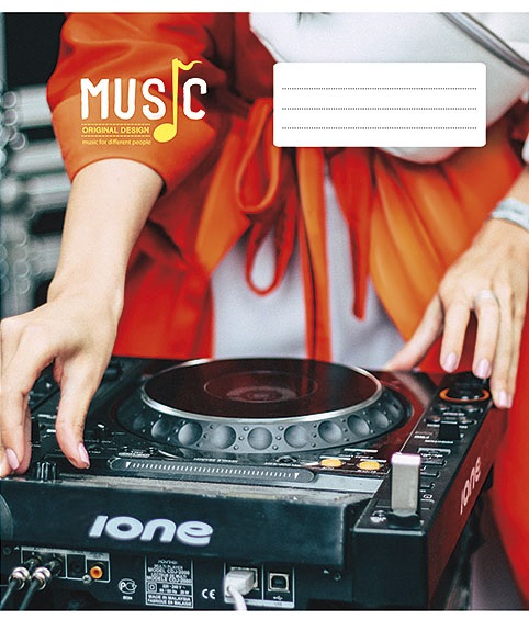 Тетрадь 48 листов линия Music for different people 048-2724 L