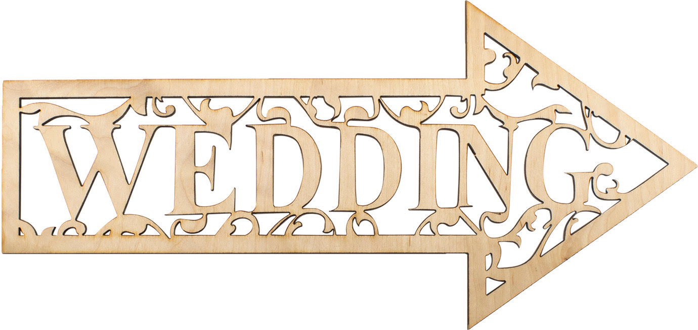 Заготовка фанера Wedding 30см