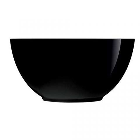 Салатник скло Diwali Black 18 см